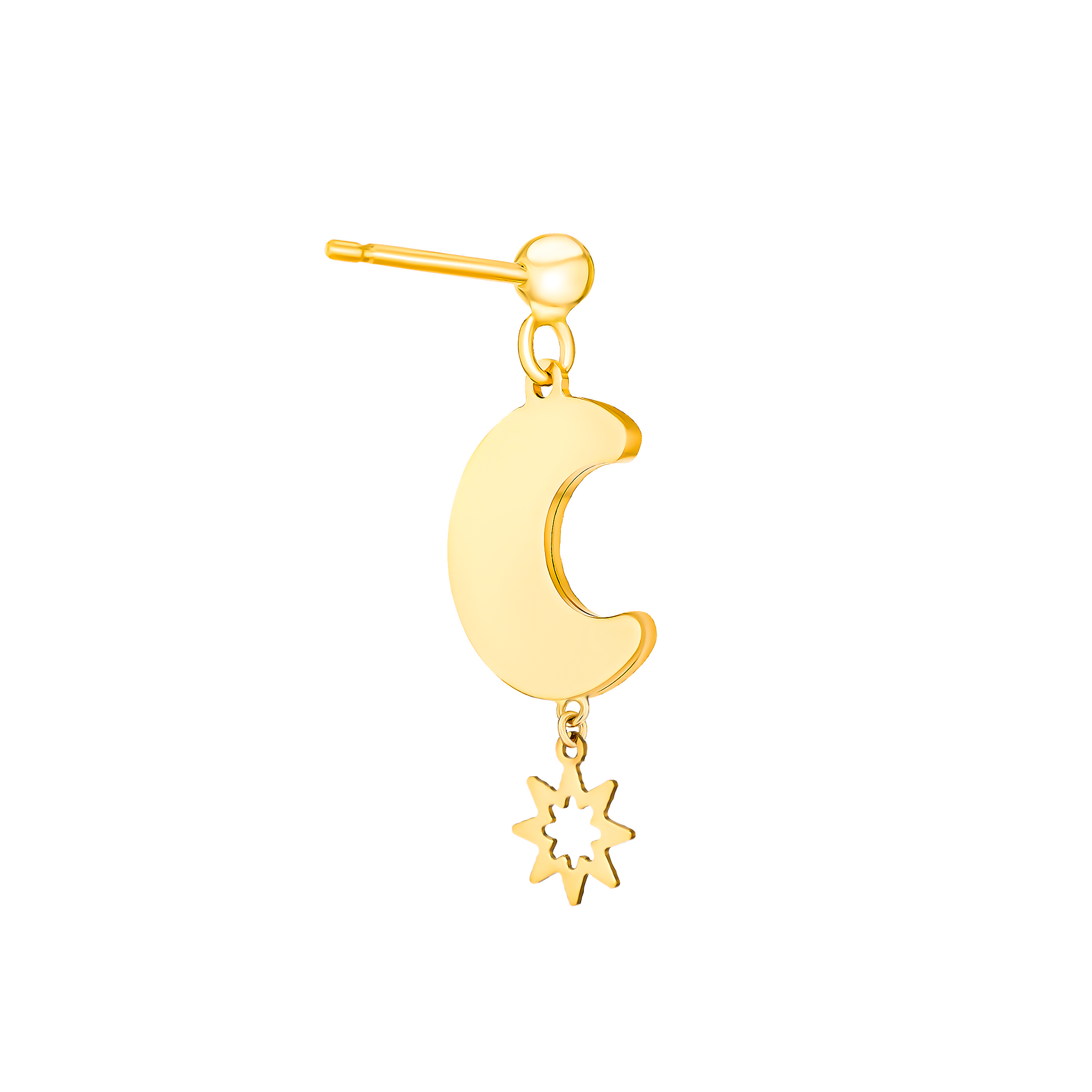 Lanature Cosmo 18K Yellow Gold Earrings
