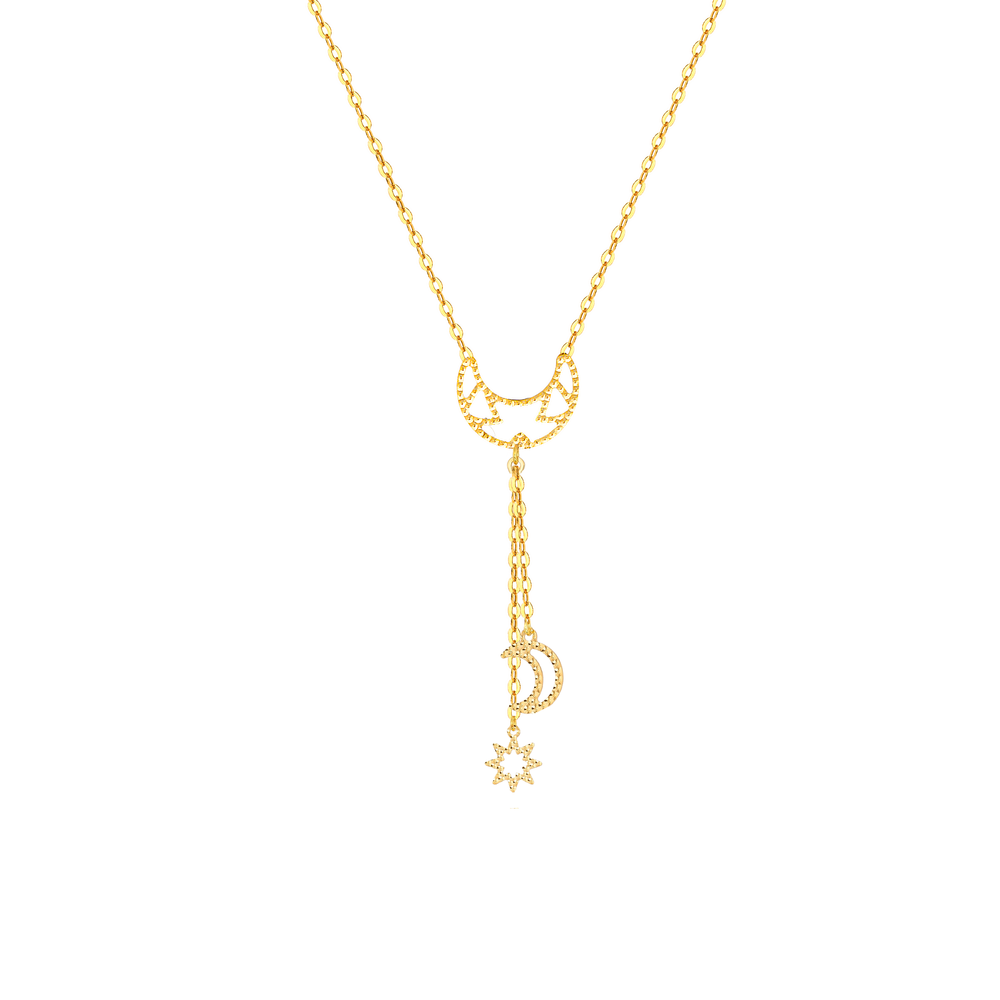 Lanature Cosmo 18K Yellow Gold Necklace