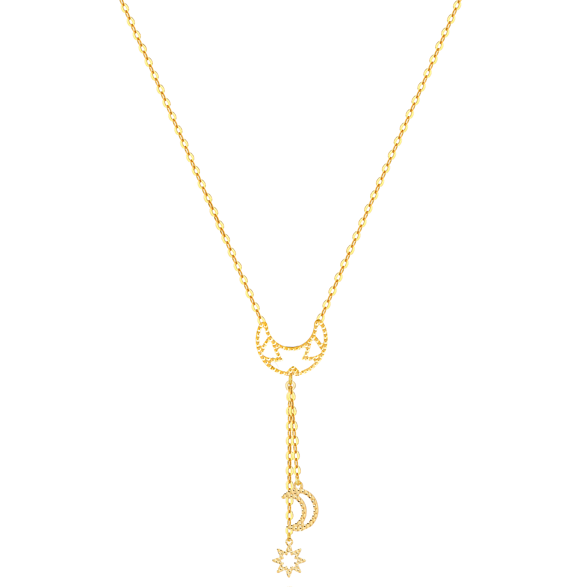 Lanature Cosmo 18K Yellow Gold Necklace