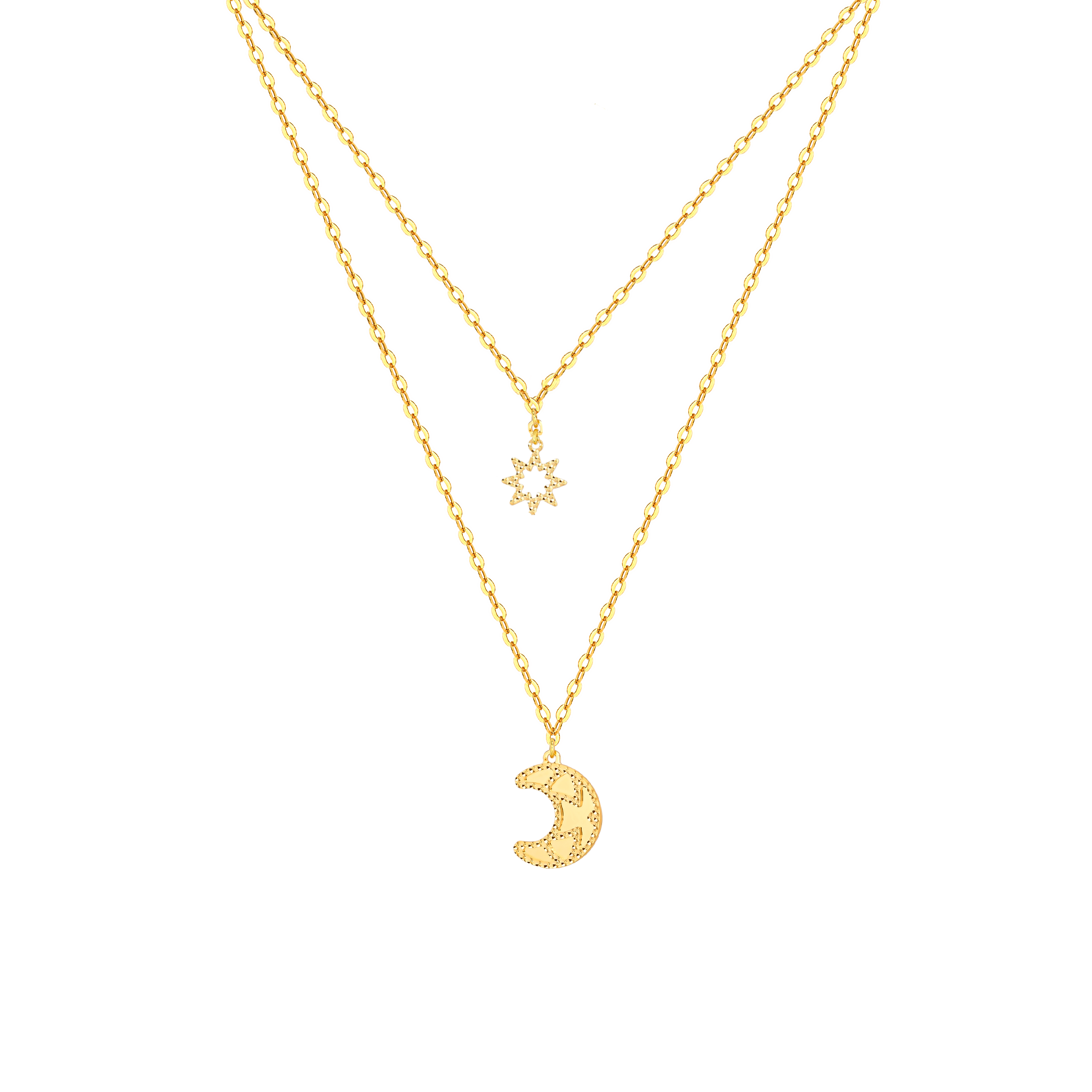 Lanature Cosmo 18k Yellow Gold Necklace