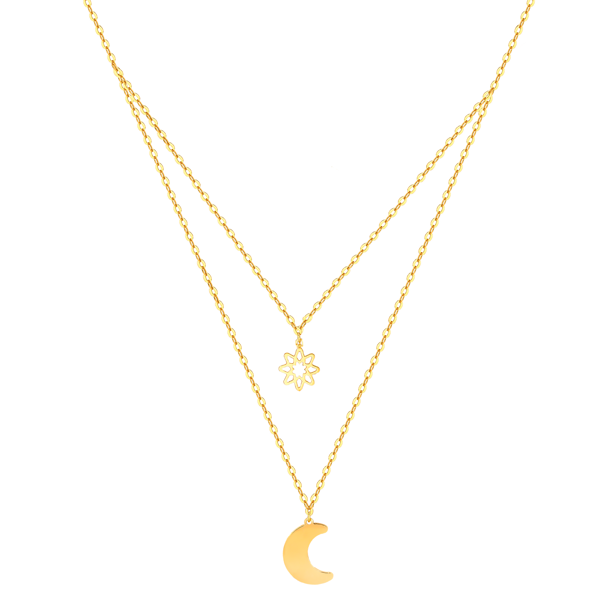 Lanature Cosmo 18k Yellow Gold Necklace