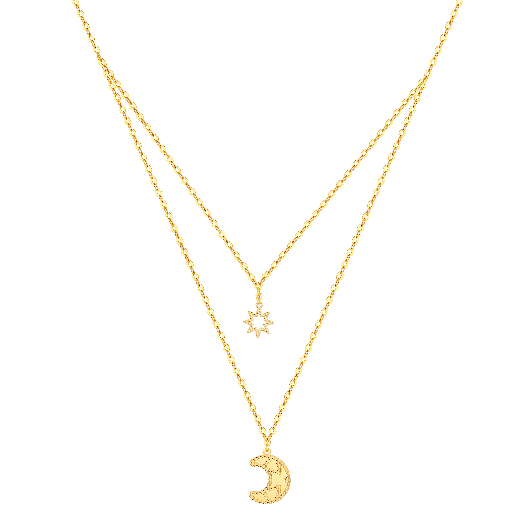 Lanature Cosmo 18k Yellow Gold Necklace
