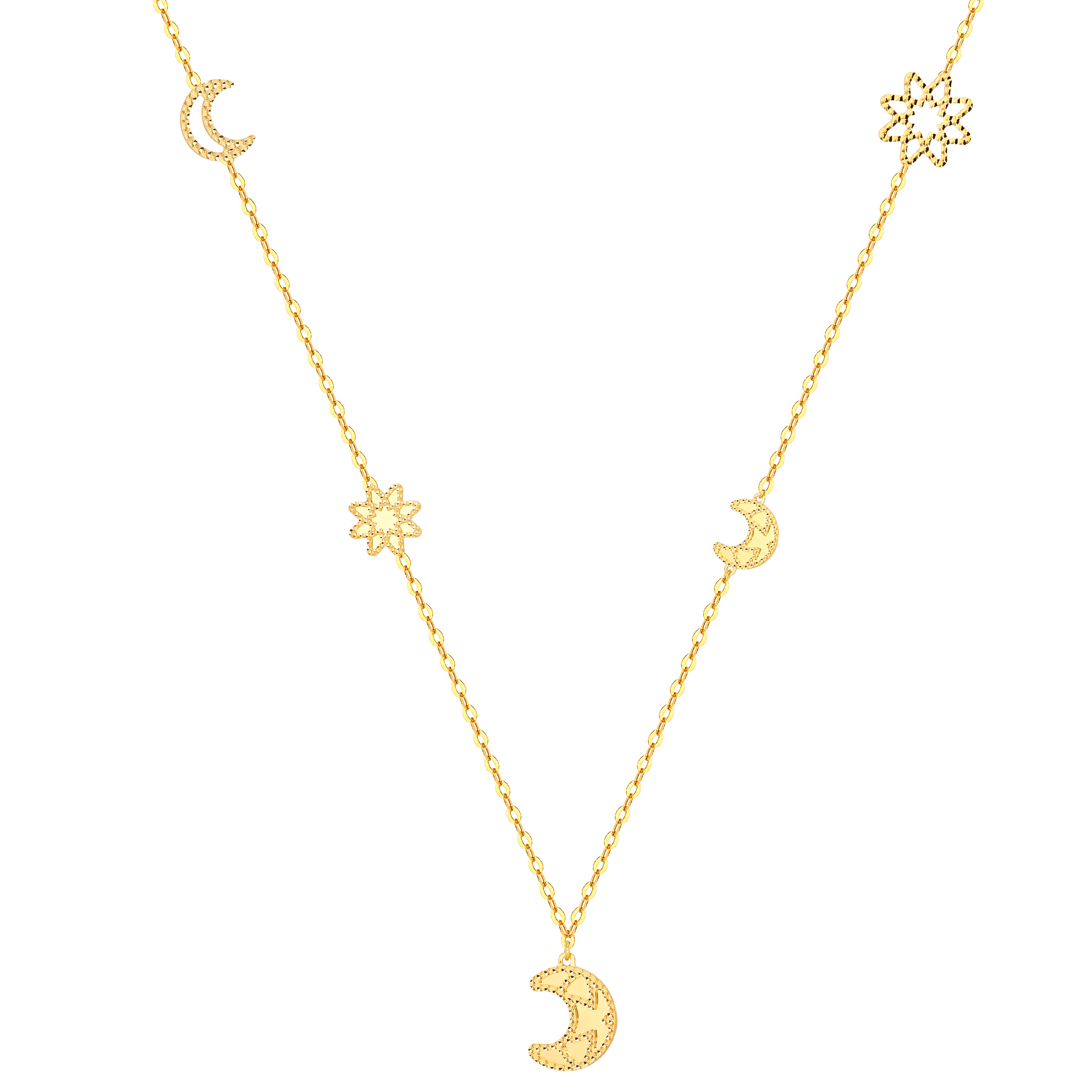 Lanature Cosmo 18k Yellow Gold Necklace