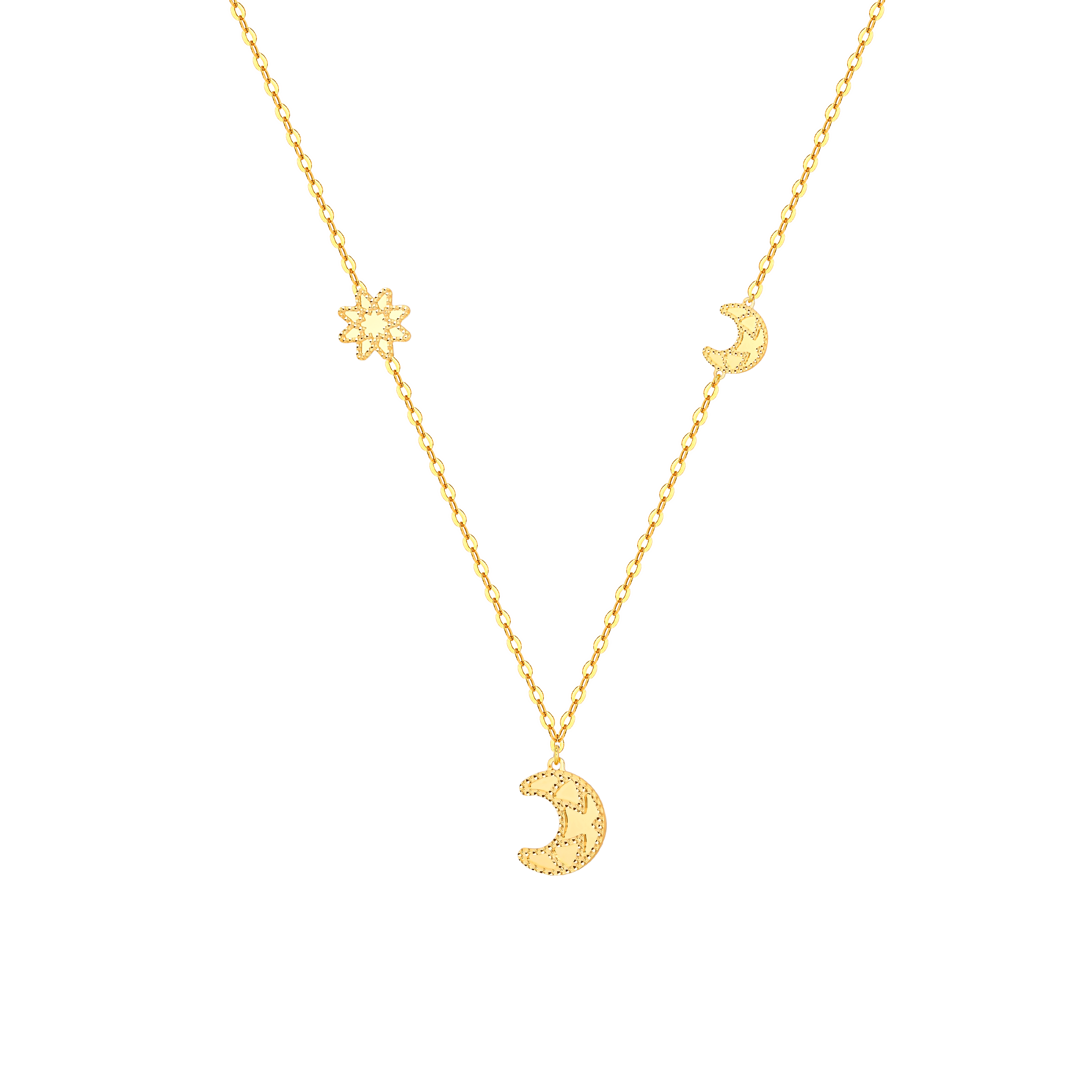 Lanature Cosmo 18k Yellow Gold Necklace