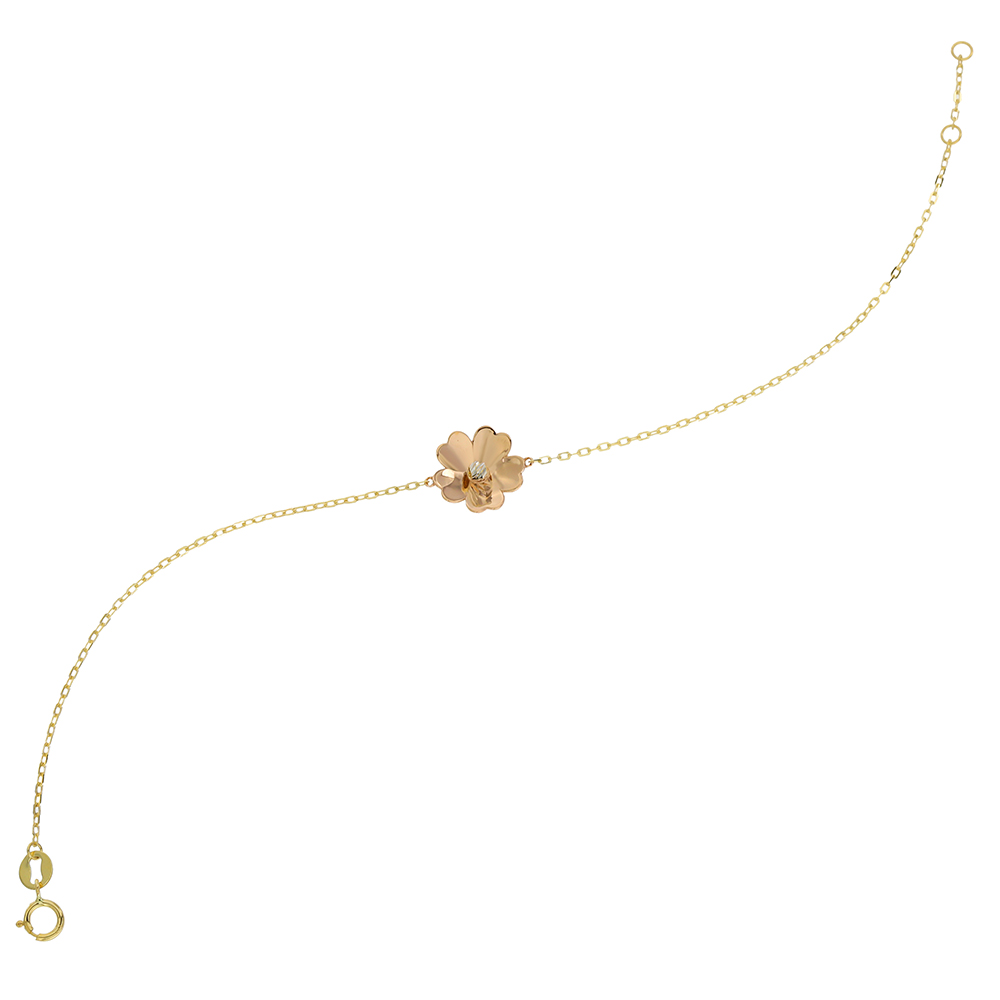Canna Bracelet in 18K  Gold
