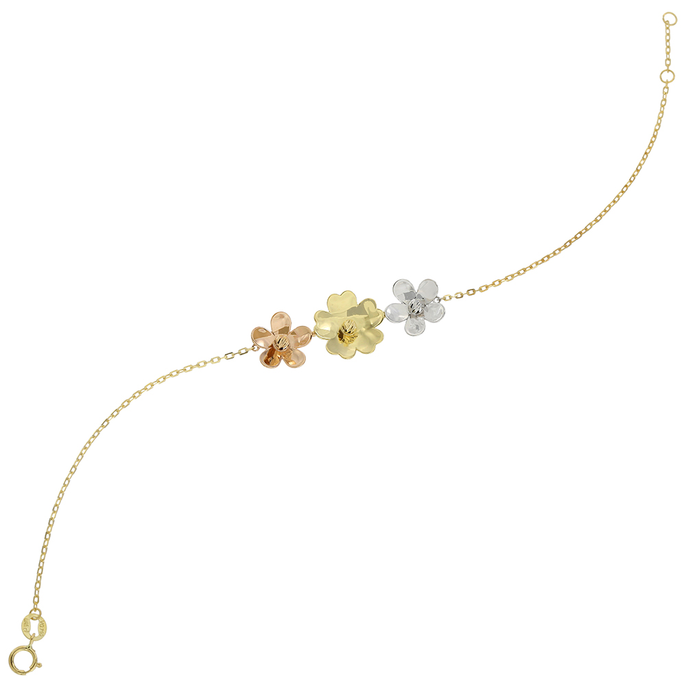 Canna Bracelet in 18K  Gold