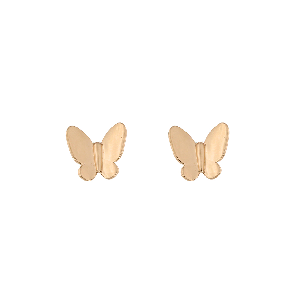 La Nature Canna 18K Gold Earrings