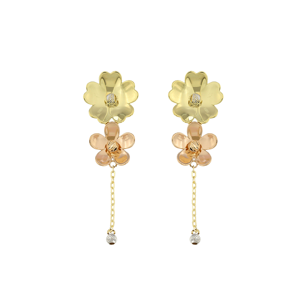 Canna Earring in 18K  Gold