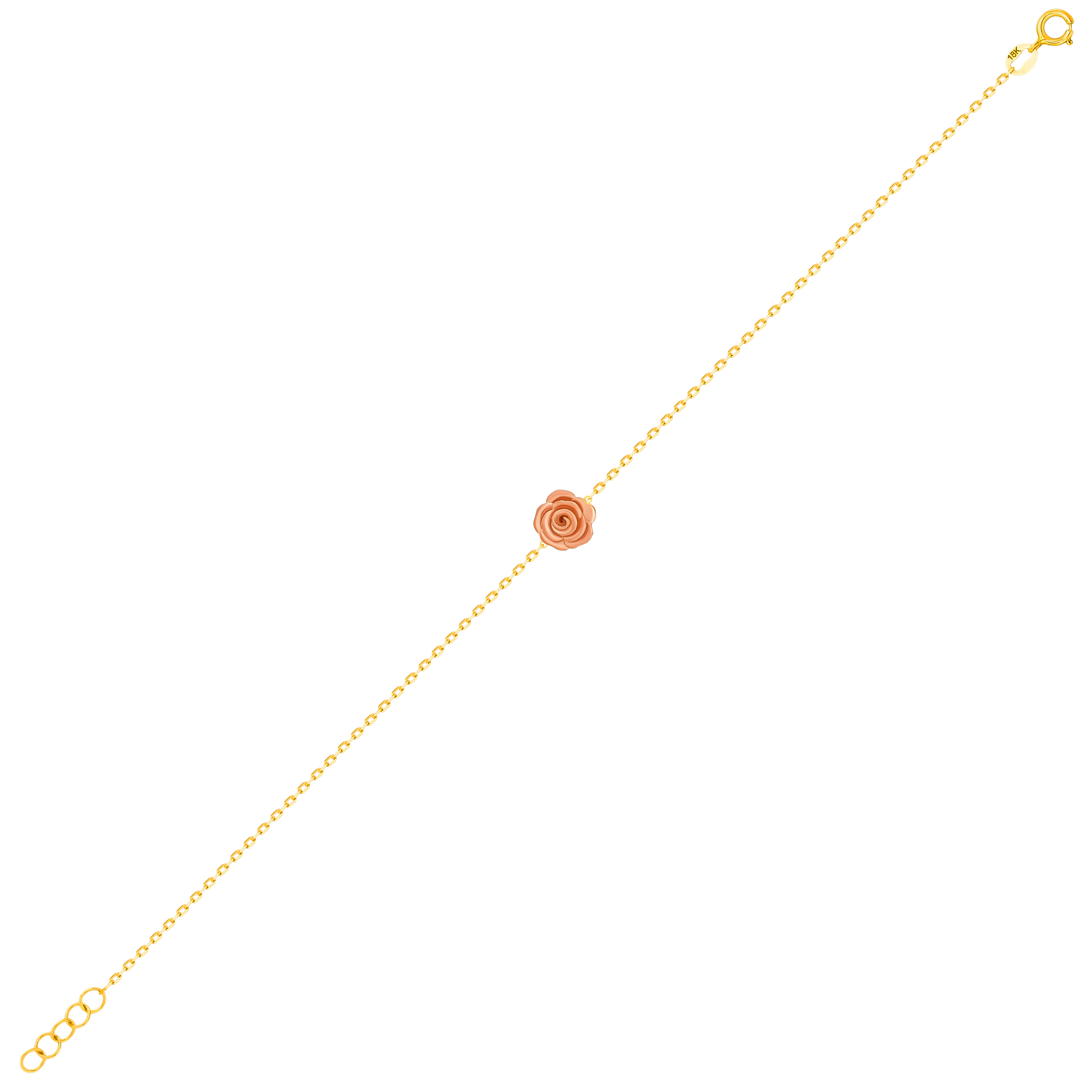 Lanature Rose 18K Yellow And Rose Gold Bracelet