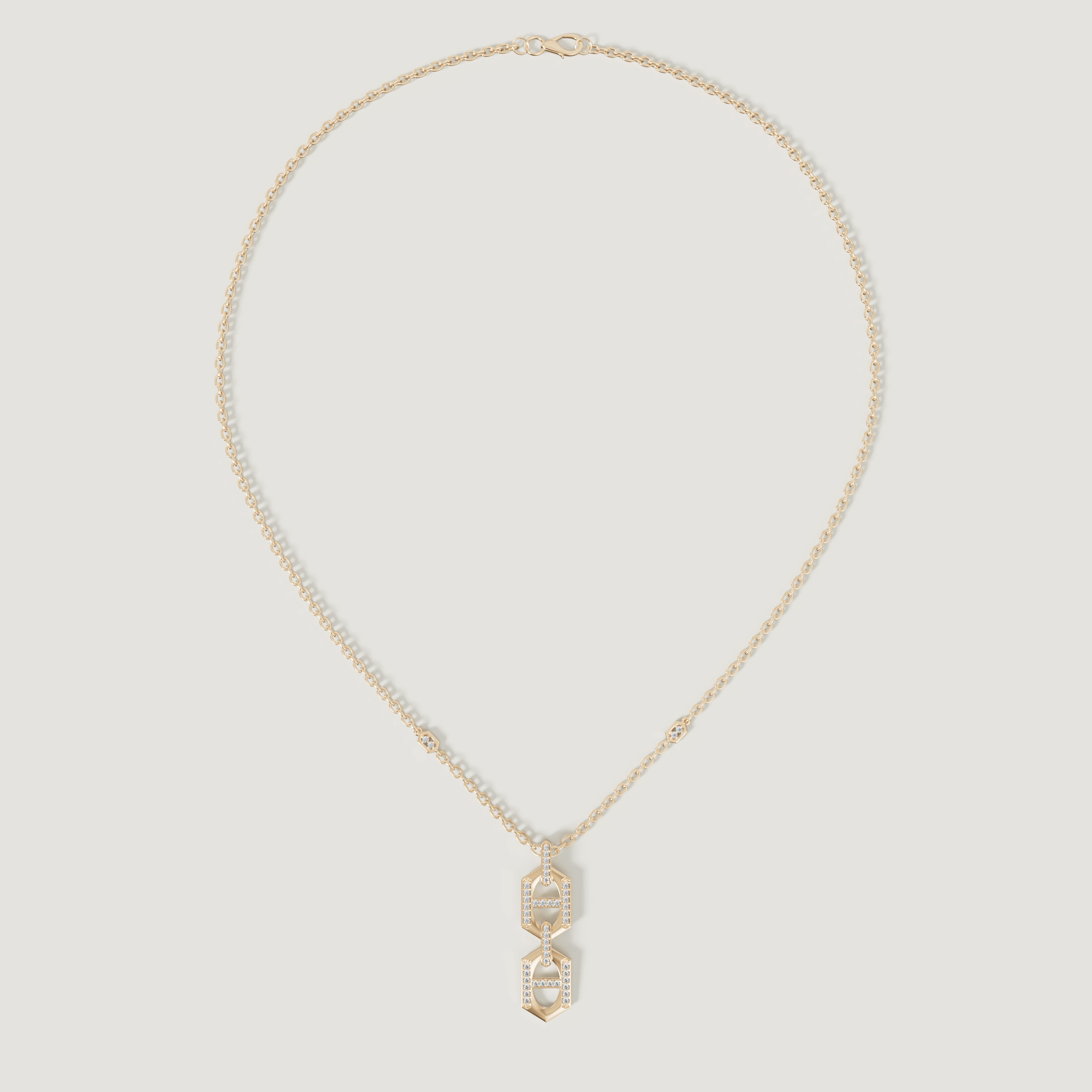 Links Dd Iconica 18K Yellow Gold Necklace