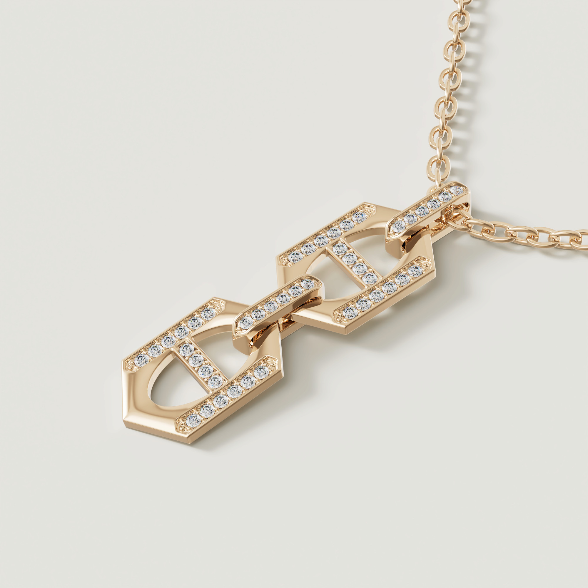 Links Dd Iconica 18K Yellow Gold Necklace
