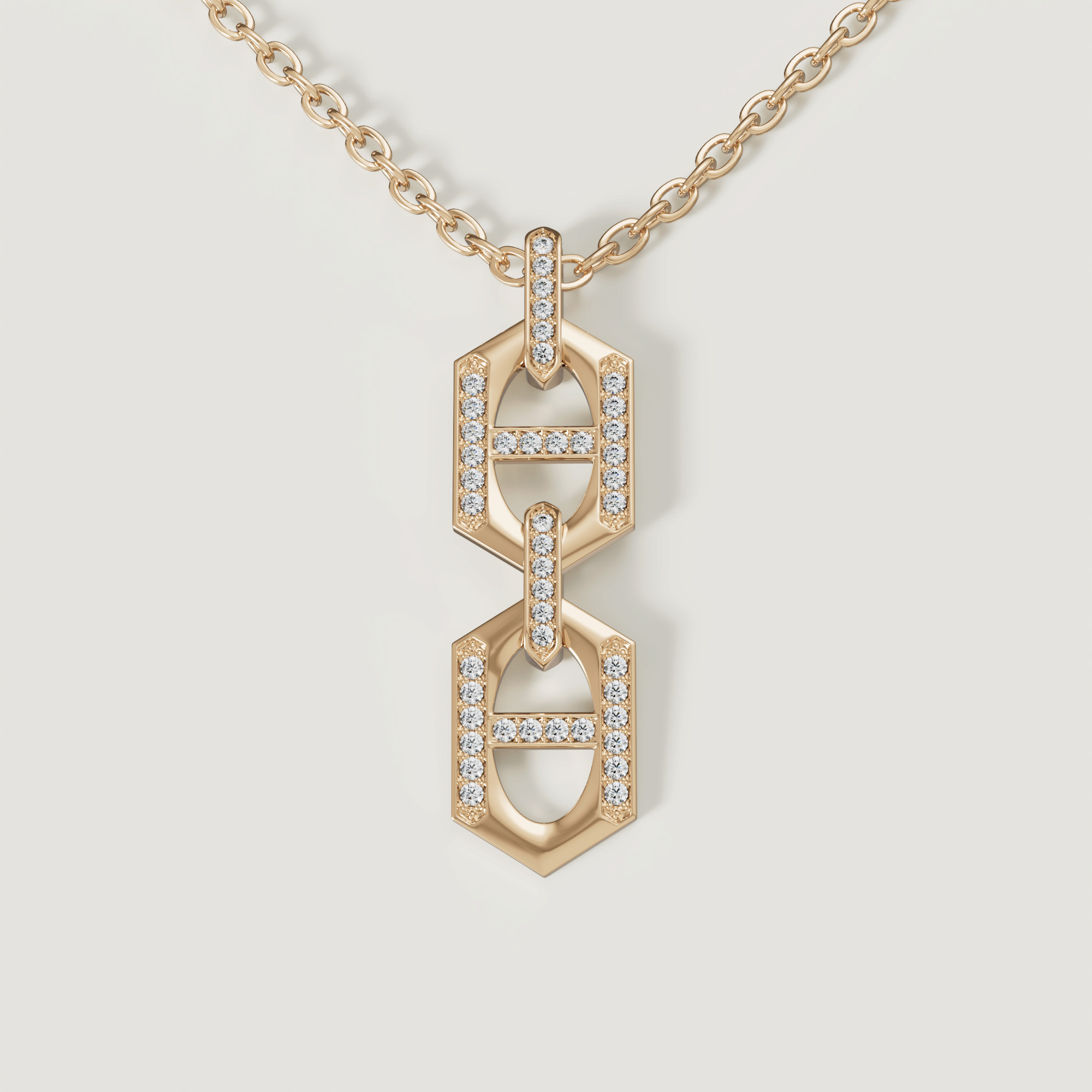 Links Dd Iconica 18K Yellow Gold Necklace