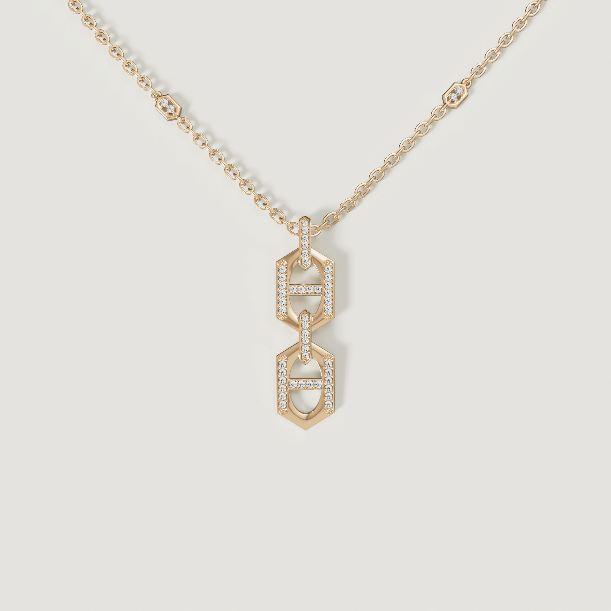 Links Dd Iconica 18K Yellow Gold Necklace
