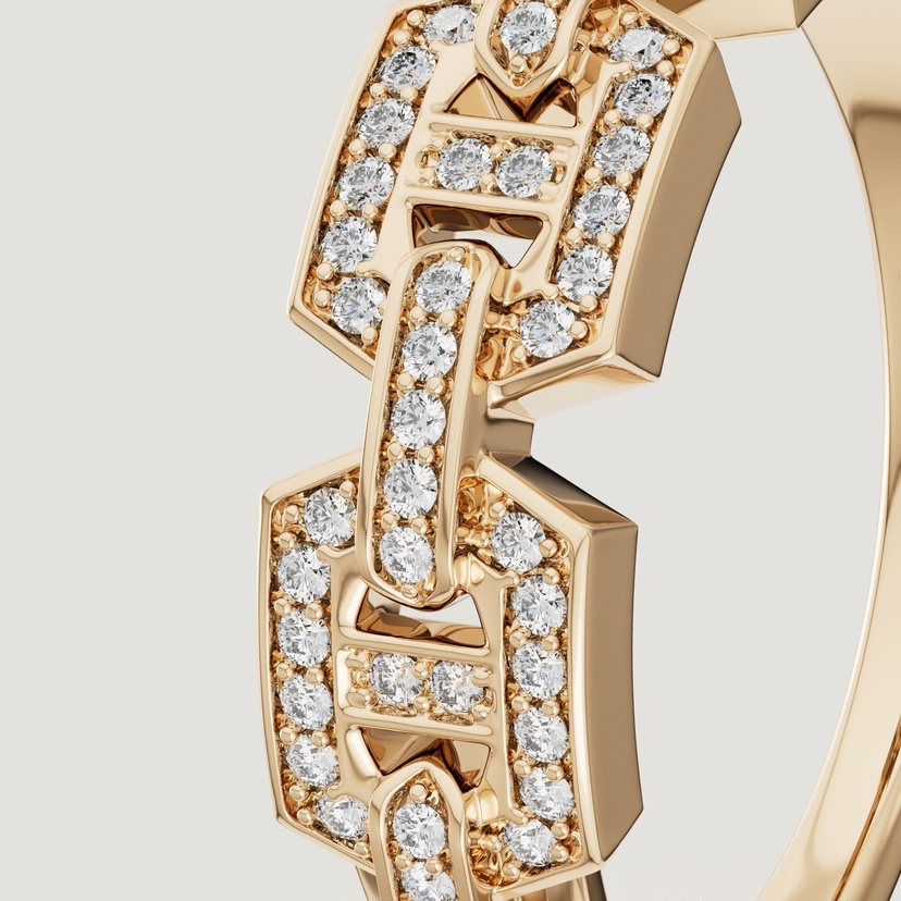 Links Dd Iconica 18k Yellow Gold Diamond Ring