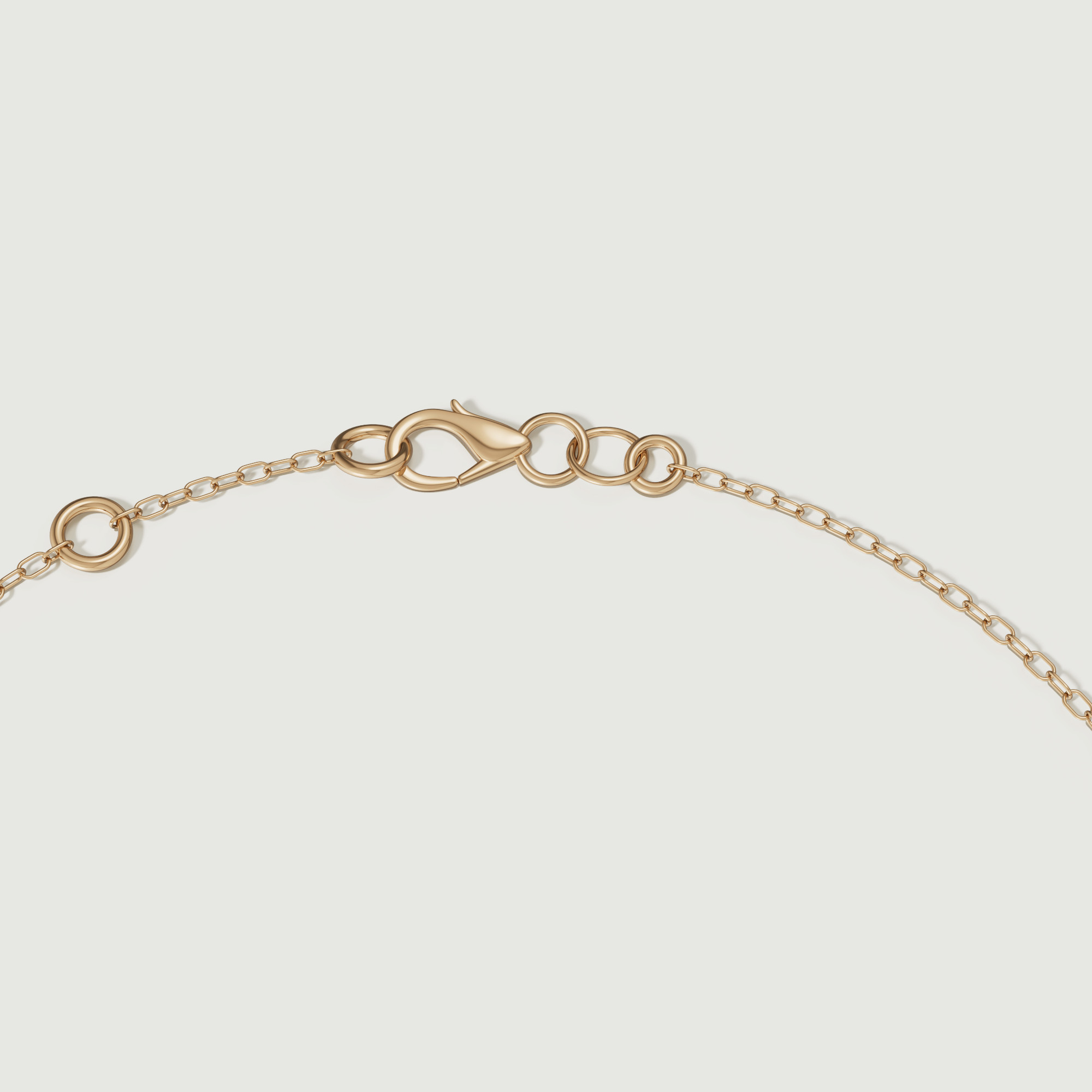 Links 18K Yellow Gold Diamond Bracelet
