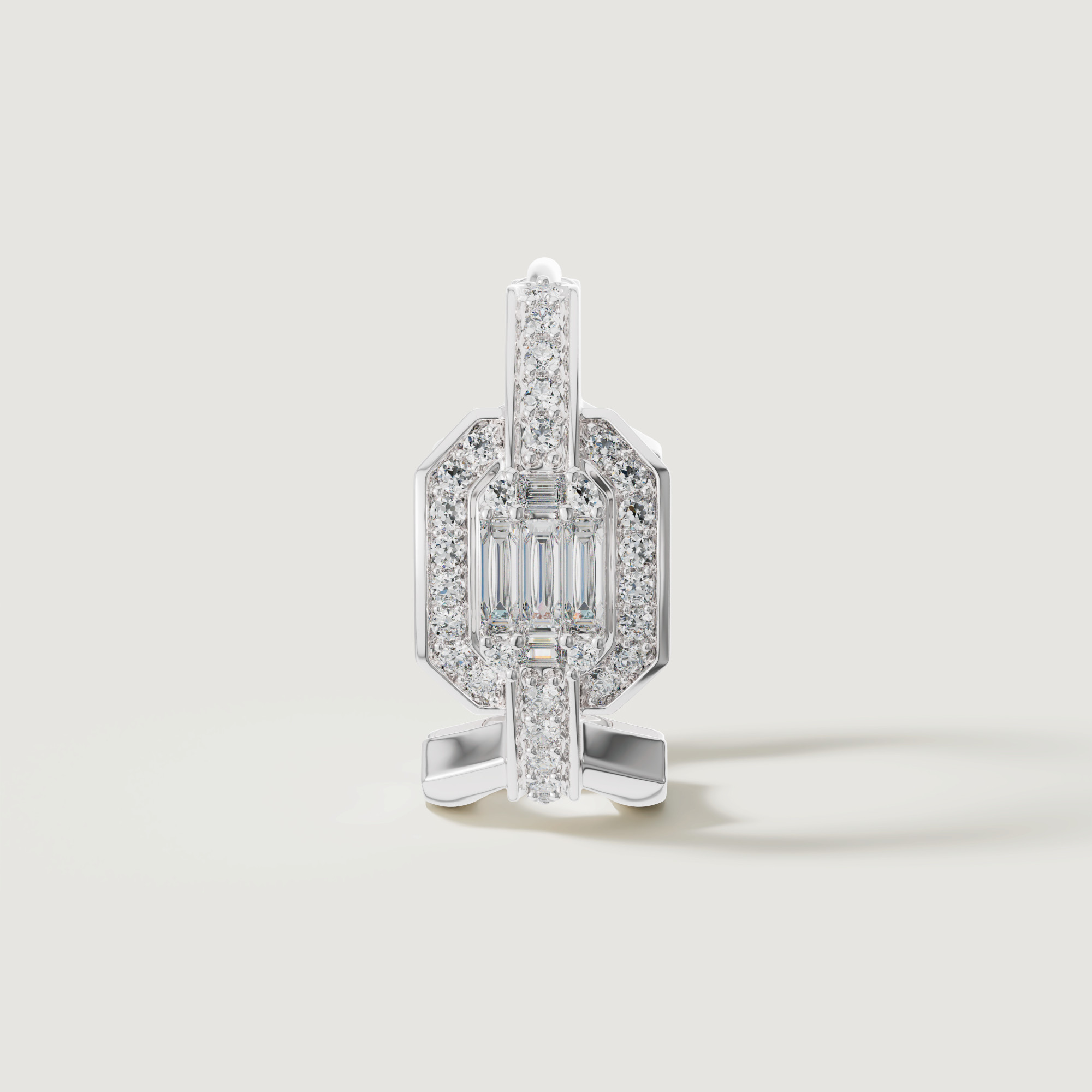 Links Luminara 18k White Gold Diamond Earrings
