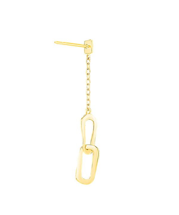 Yellow Gold Clips Earrings