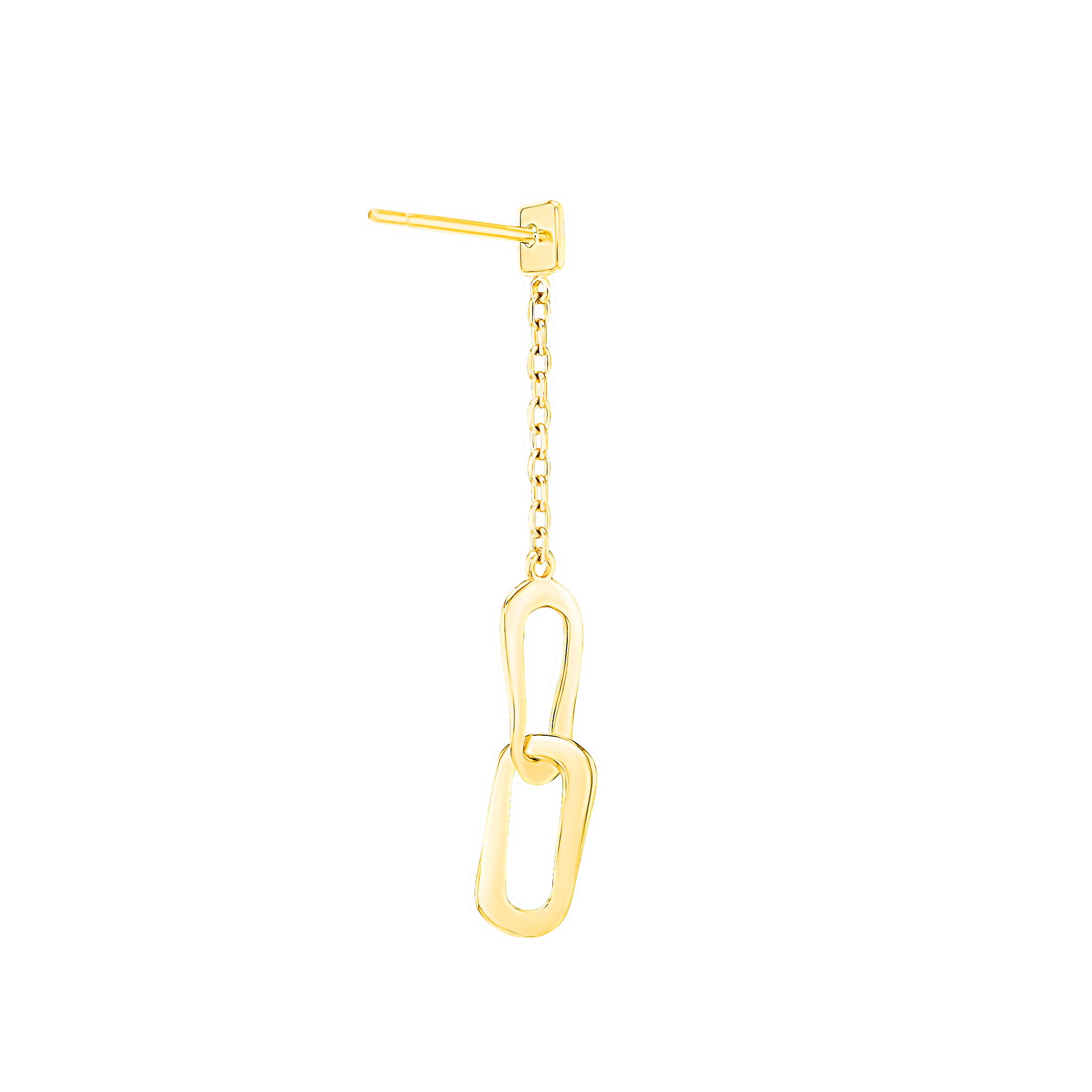 Yellow Gold Clips Earrings