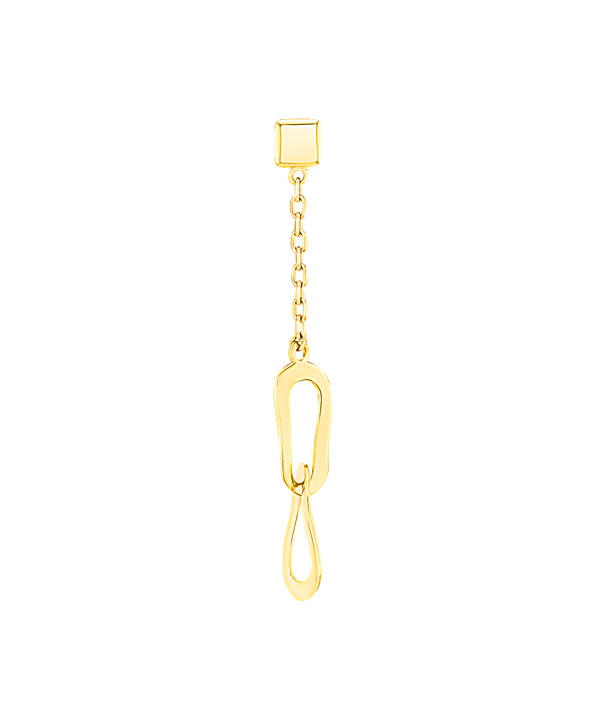 Yellow Gold Clips Earrings