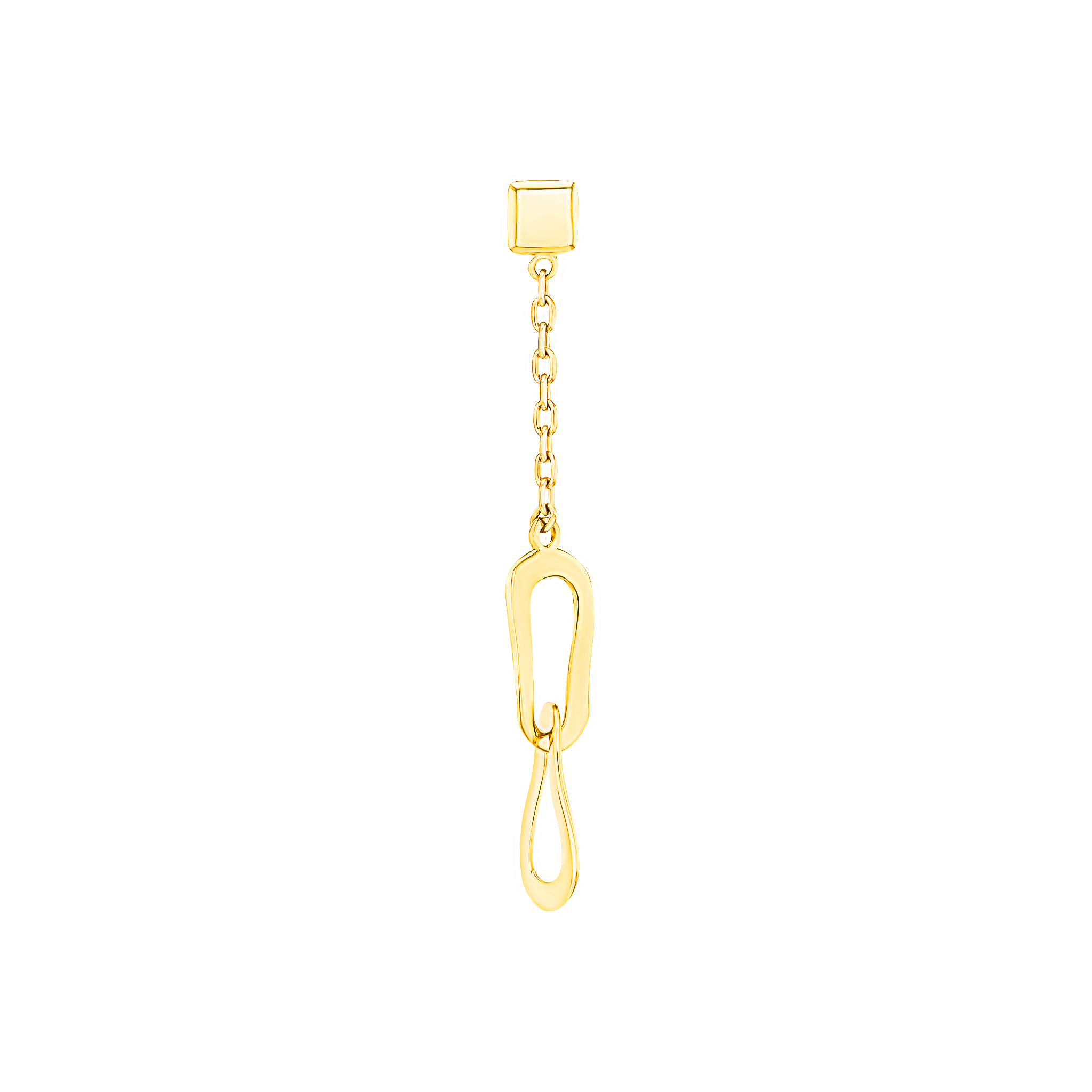 Yellow Gold Clips Earrings