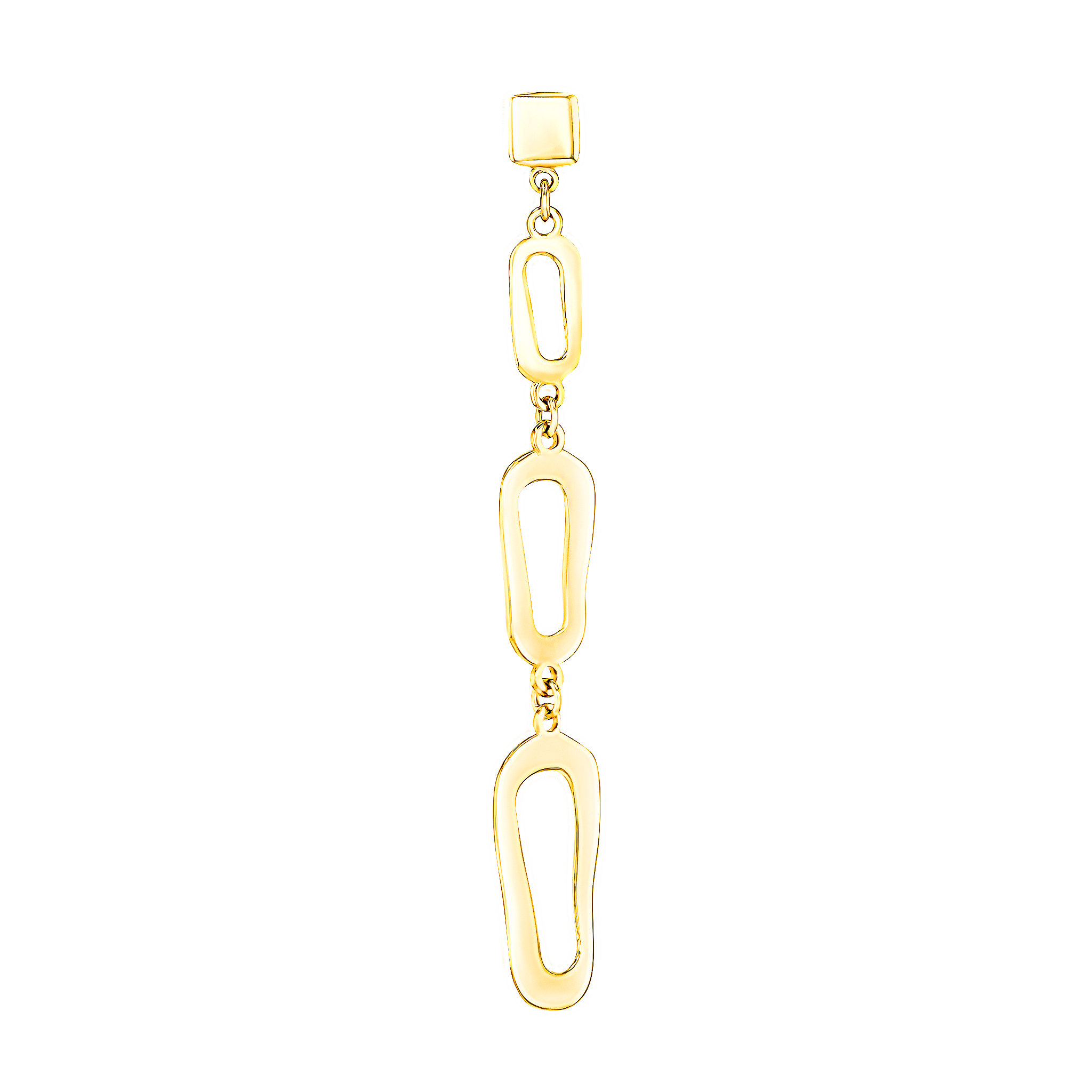 Yellow Gold Clips Earrings
