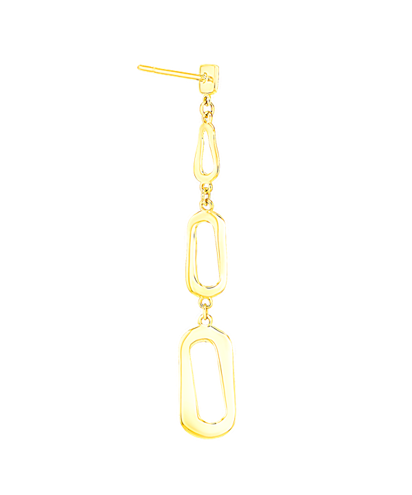 Yellow Gold Clips Earrings