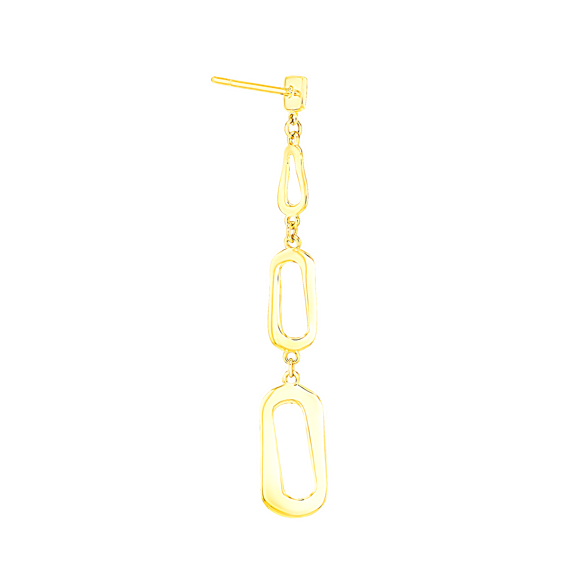 Yellow Gold Clips Earrings