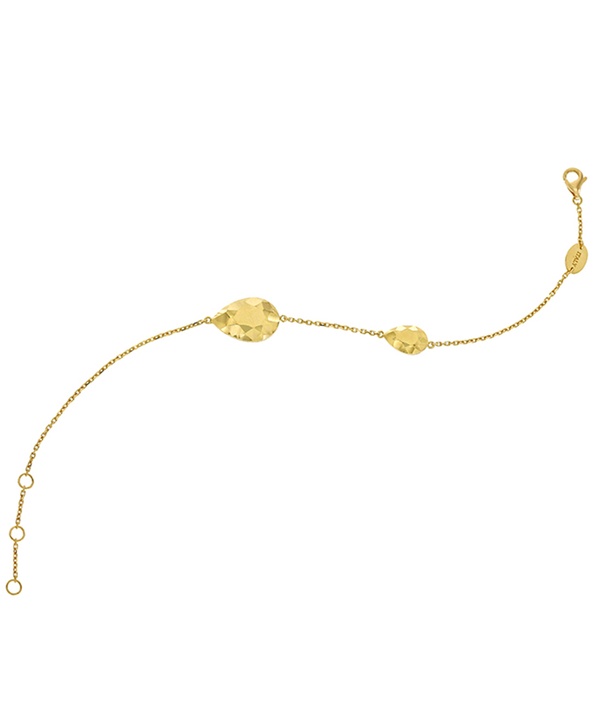 Moda Diamante 18k Yellow Gold Bracelet