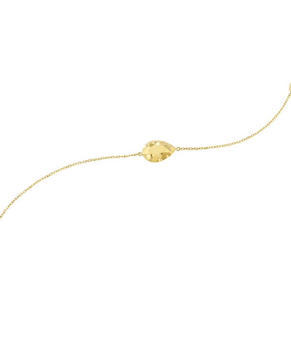 Moda Diamante 18k Yellow Gold Bracelet