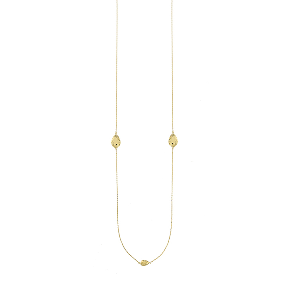 Moda Diamante 18k Yellow Gold Necklace