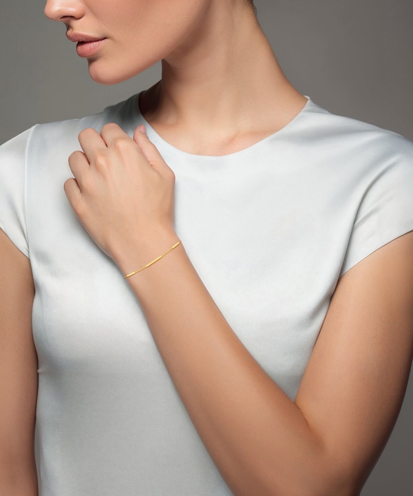 Classico Flame 18k Yellow Gold Bracelet