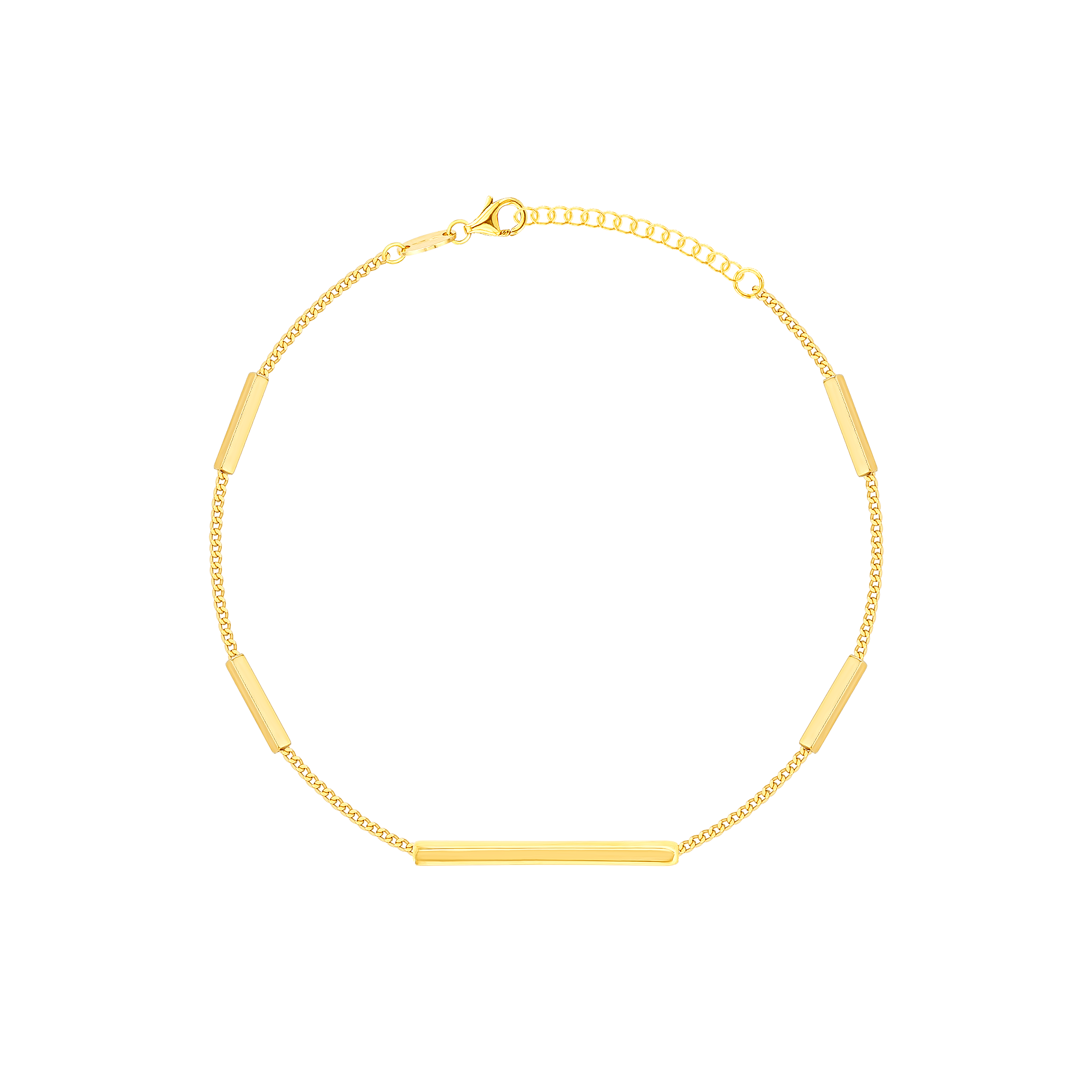Classico Flame 18k Yellow Gold Bracelet