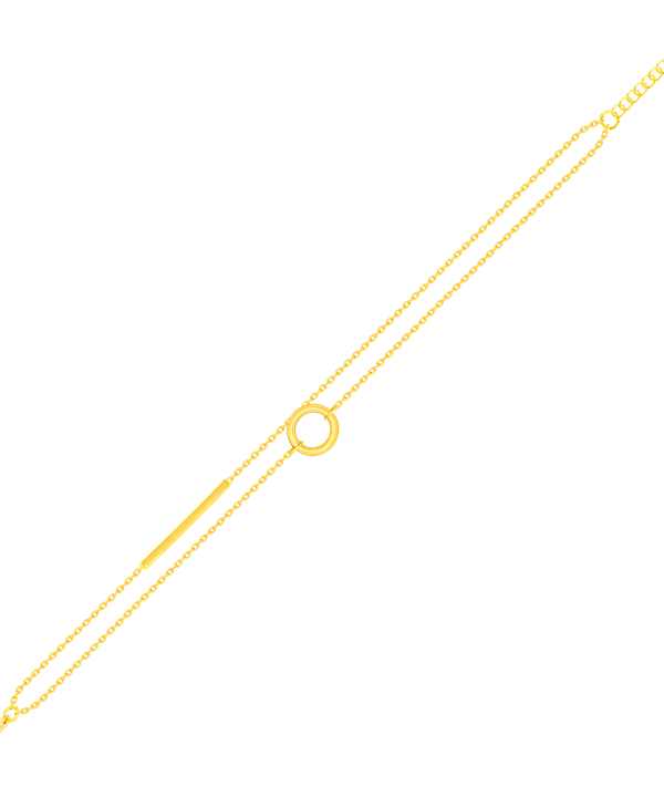 Classico Flame 18k Yellow Gold Bracelet