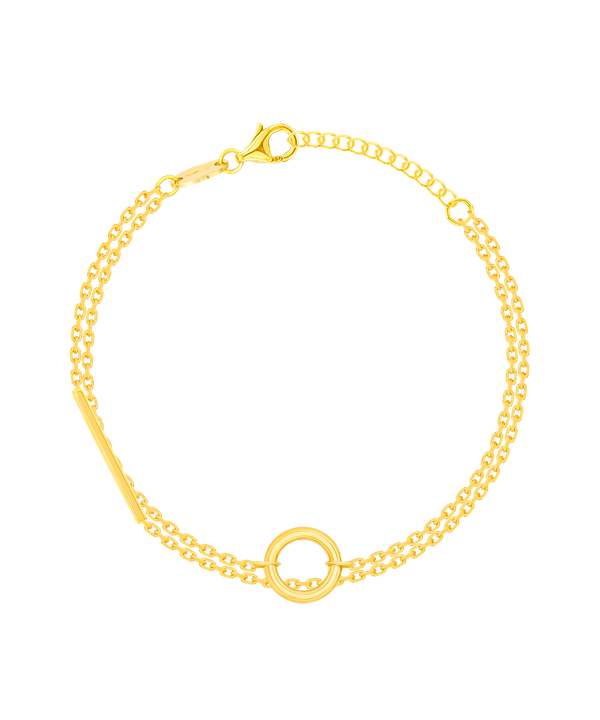 Classico Flame 18k Yellow Gold Bracelet