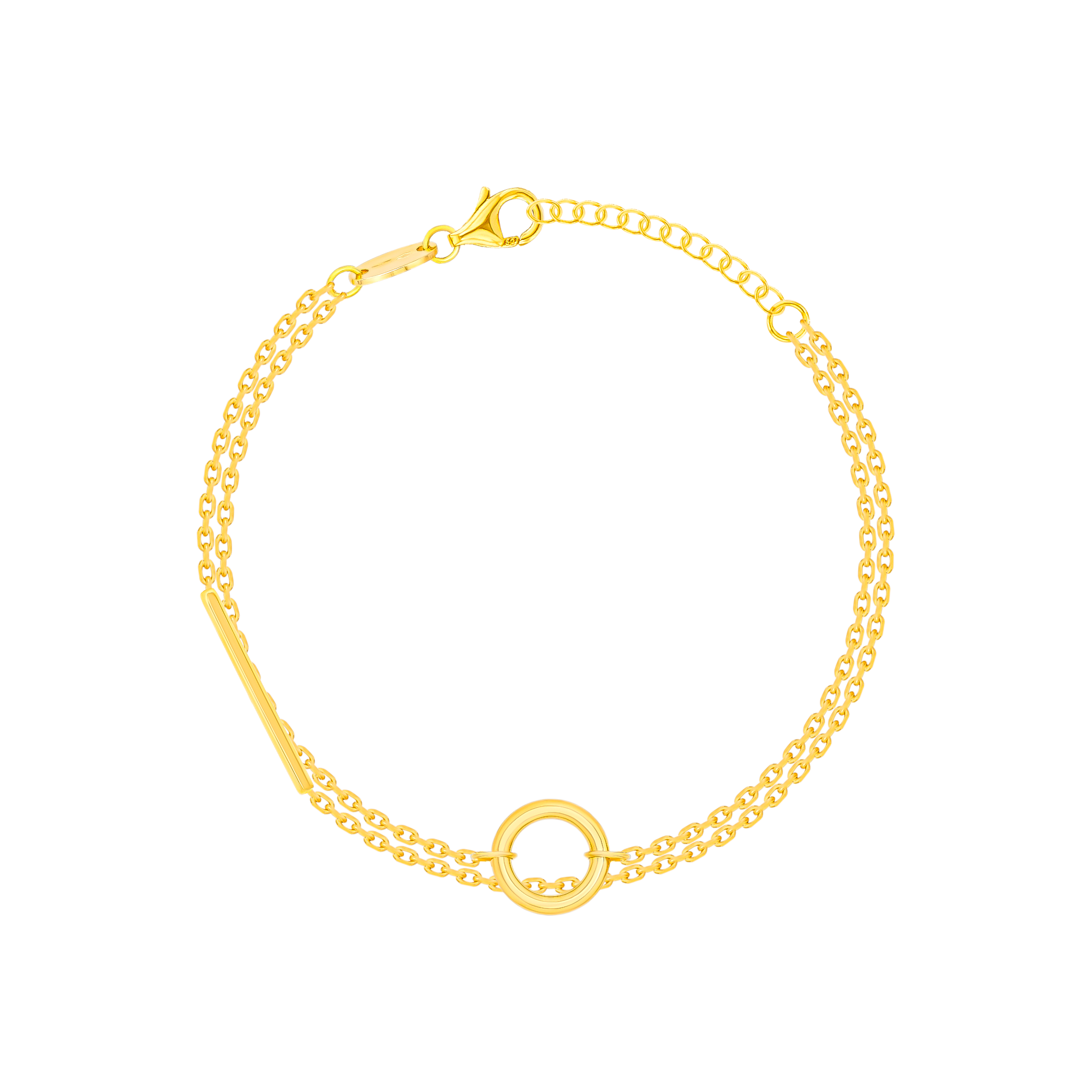 Classico Flame 18k Yellow Gold Bracelet