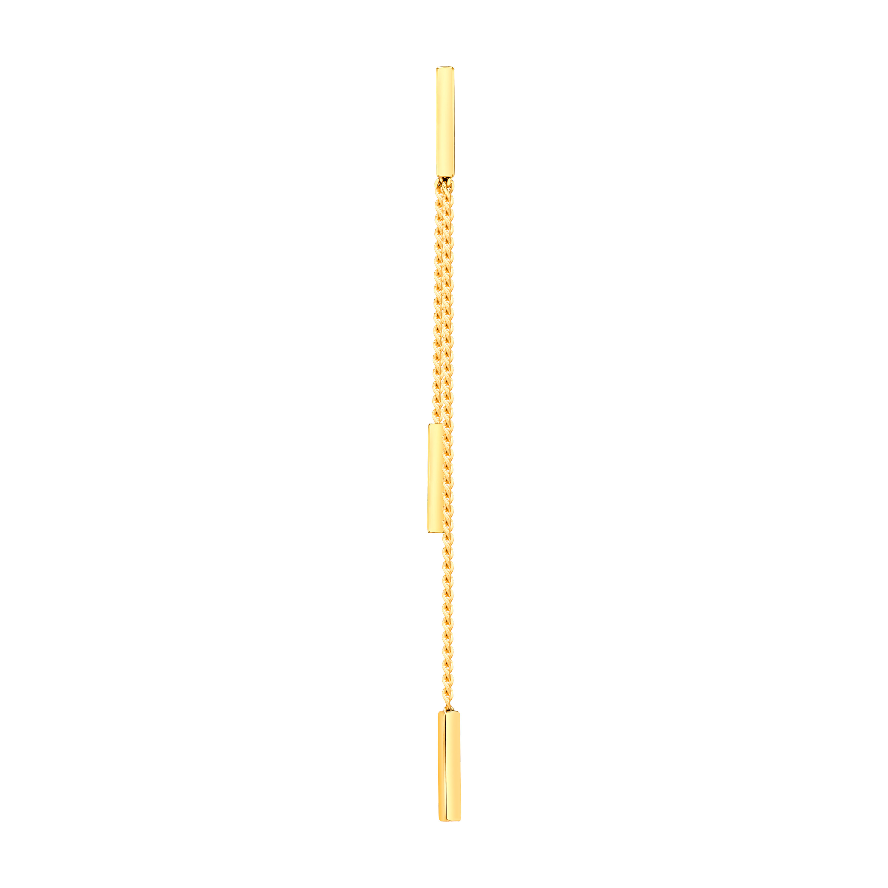 Flame Earring in 18K Yellow Gold