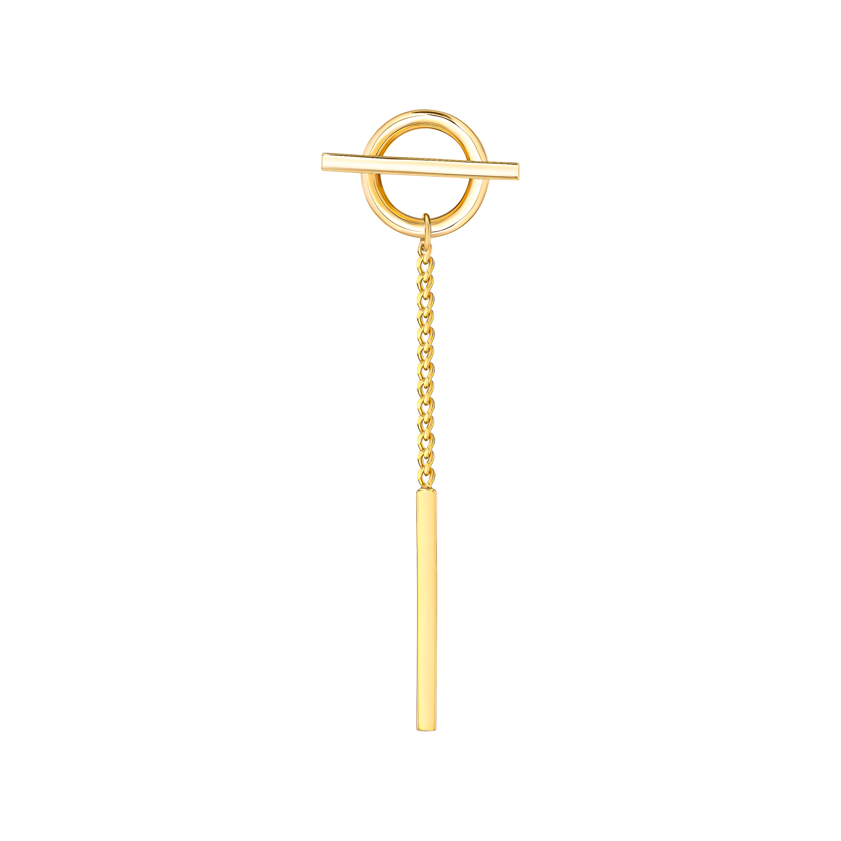 Classico Flame 18k Yellow Gold Earrings