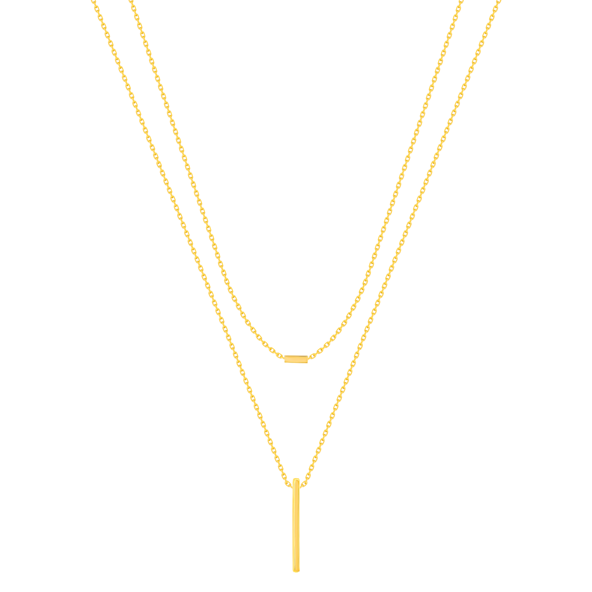 Classico Flame 18k Yellow Gold Necklace