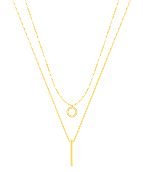 Classico Flame 18k Yellow Gold Necklace