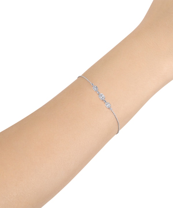 Palace Baguette 0 26 Carat Diamond Bracelet 18k White Gold