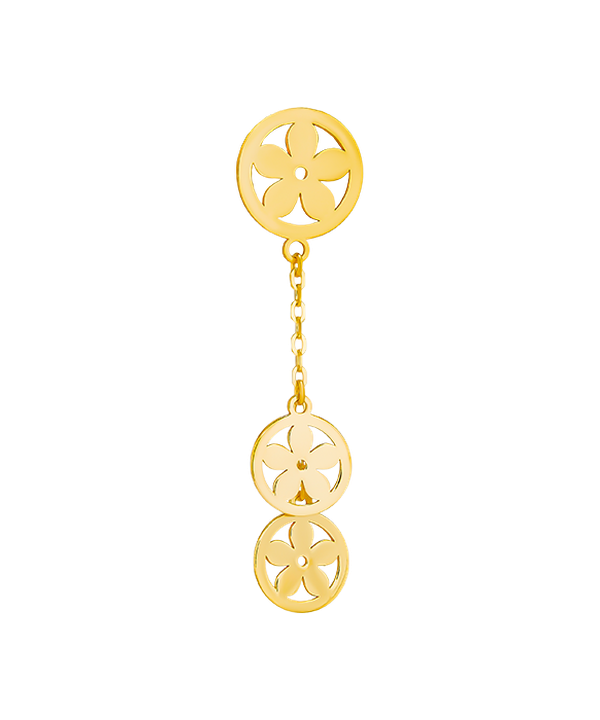 Charms Earring in 22K Yellow Gold