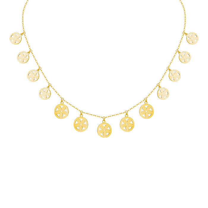 Charms Necklace in 22K Yellow Gold