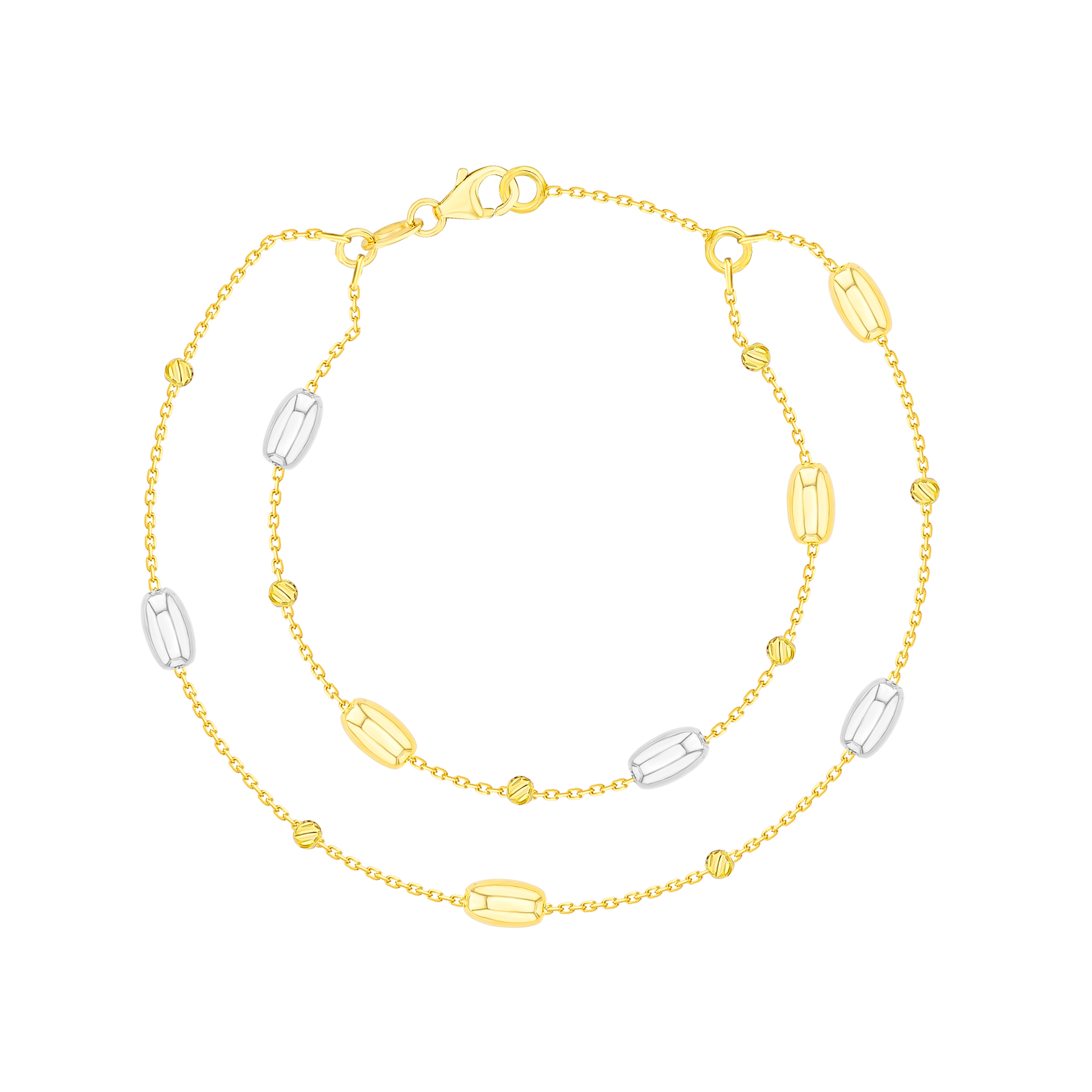 Prisma Oval Bracelet In 18k Gold