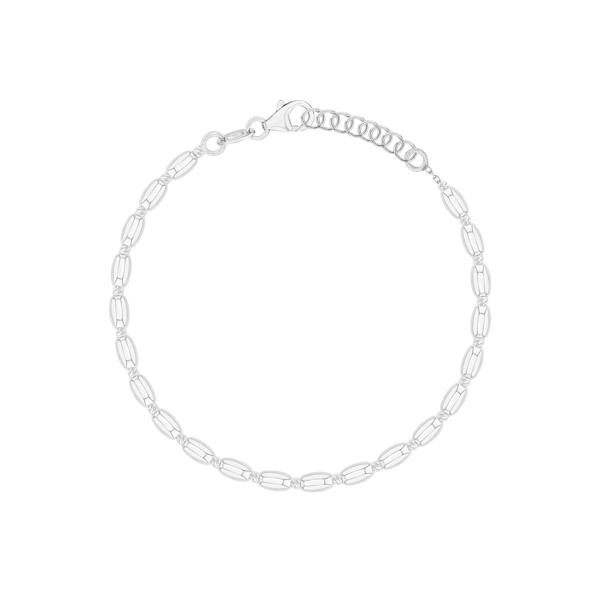 Prisma Oval Bracelet In 18K Gold
