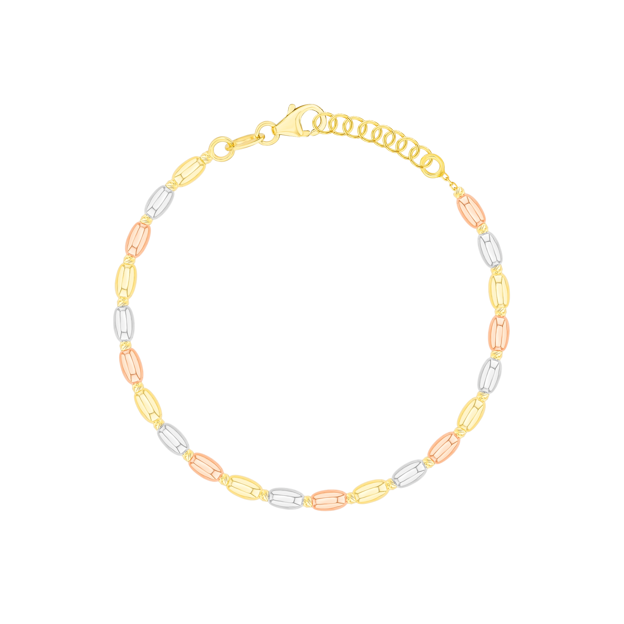 Prisma Oval Bracelet In 18k Gold