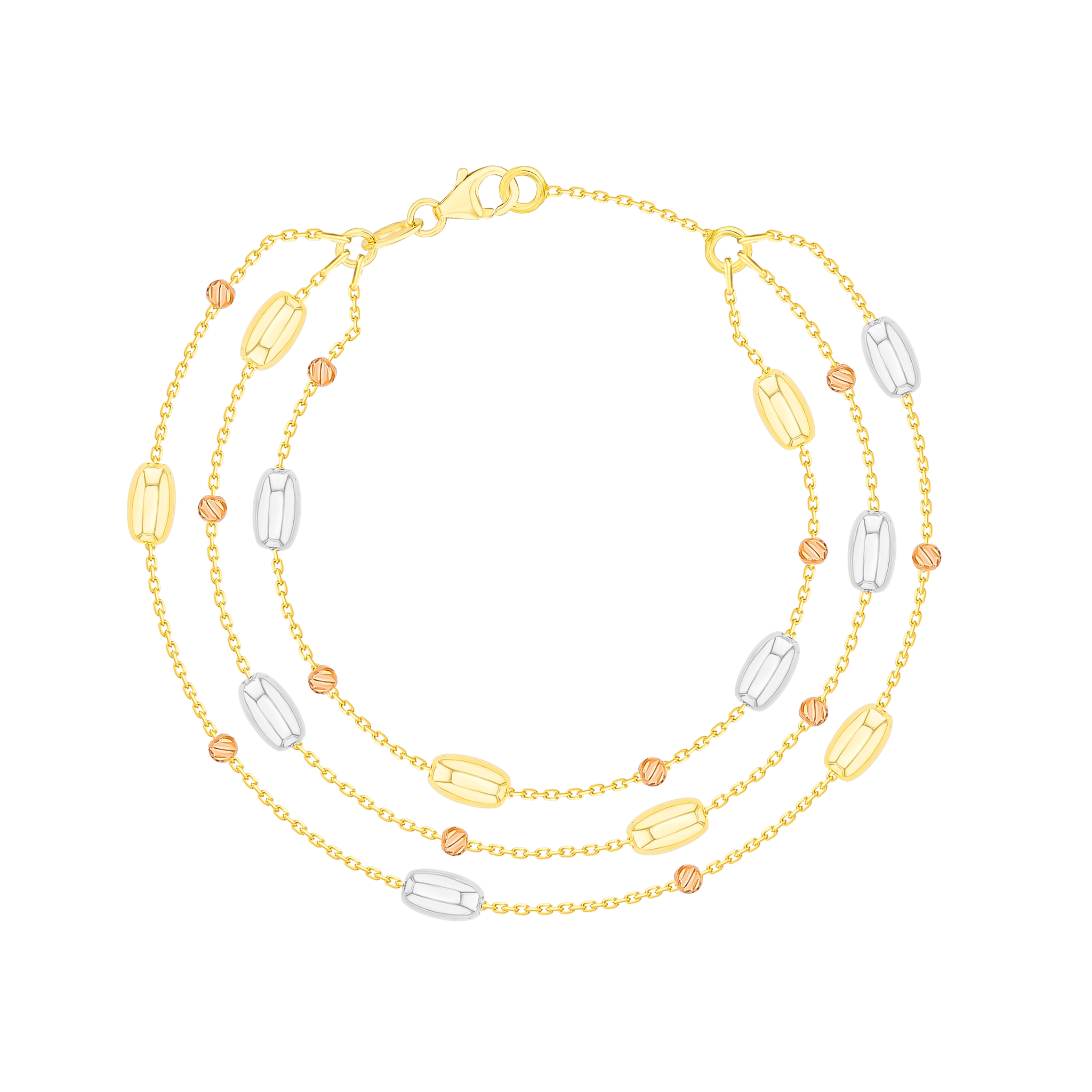 Prisma Oval Bracelet In 18k Gold