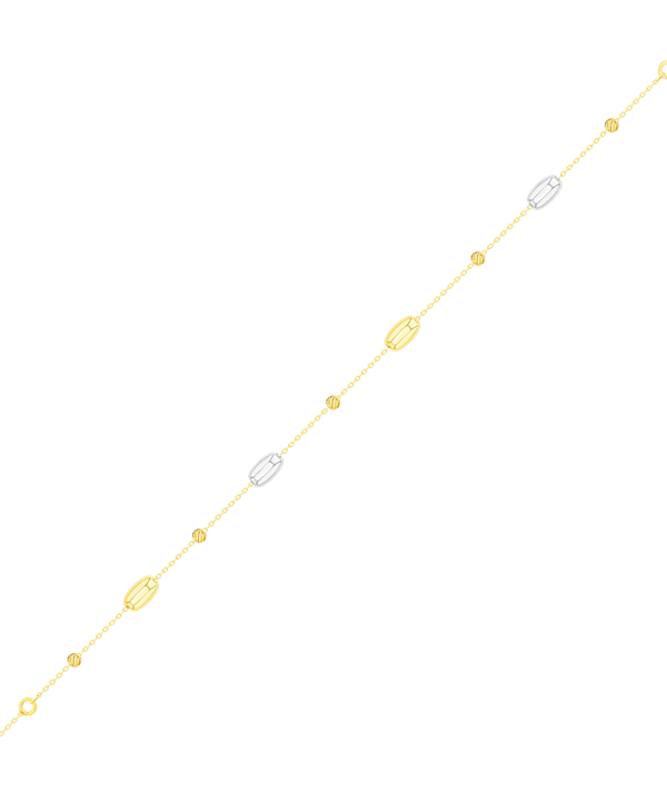 Prisma Oval Bracelet In 18k Gold