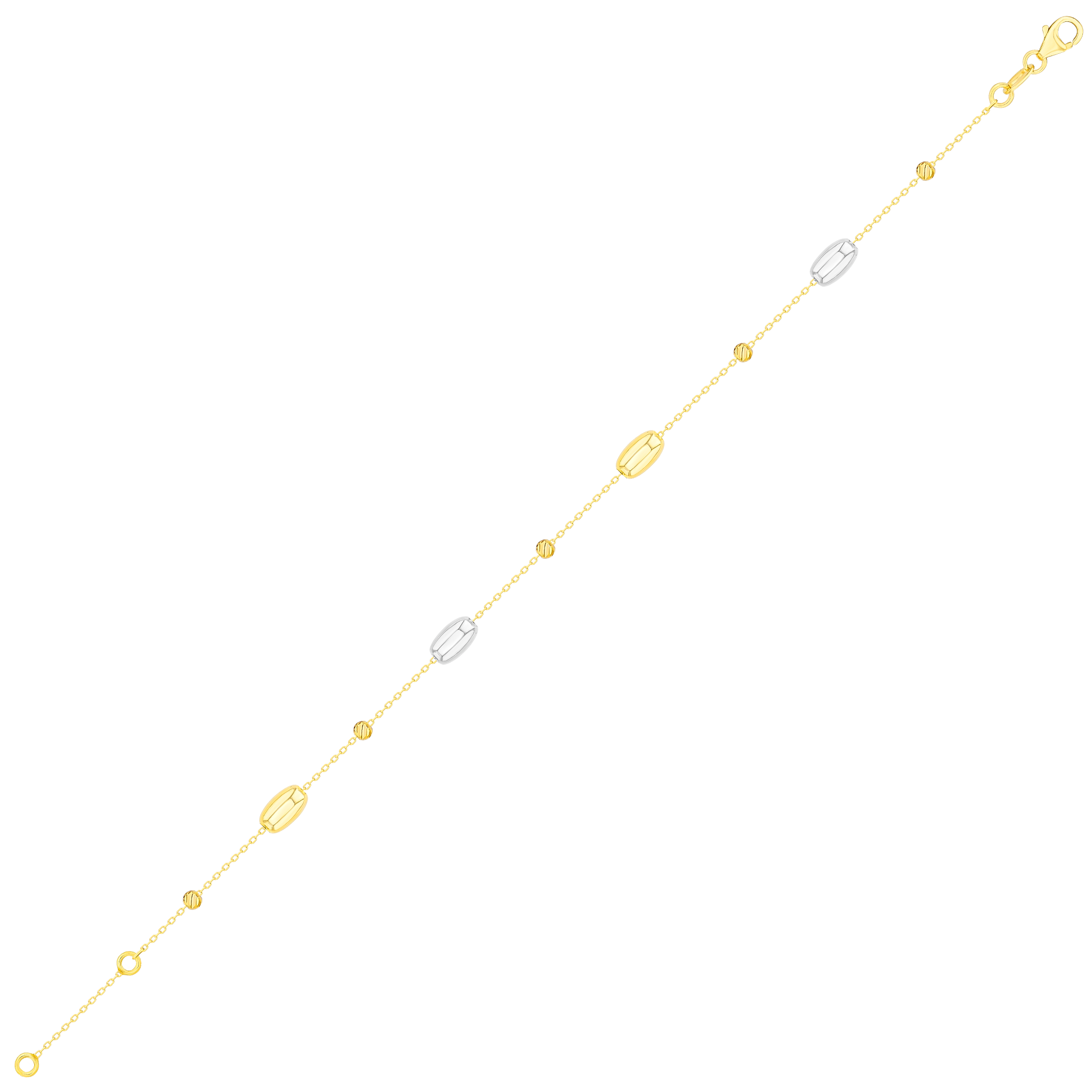 Prisma Oval Bracelet In 18k Gold
