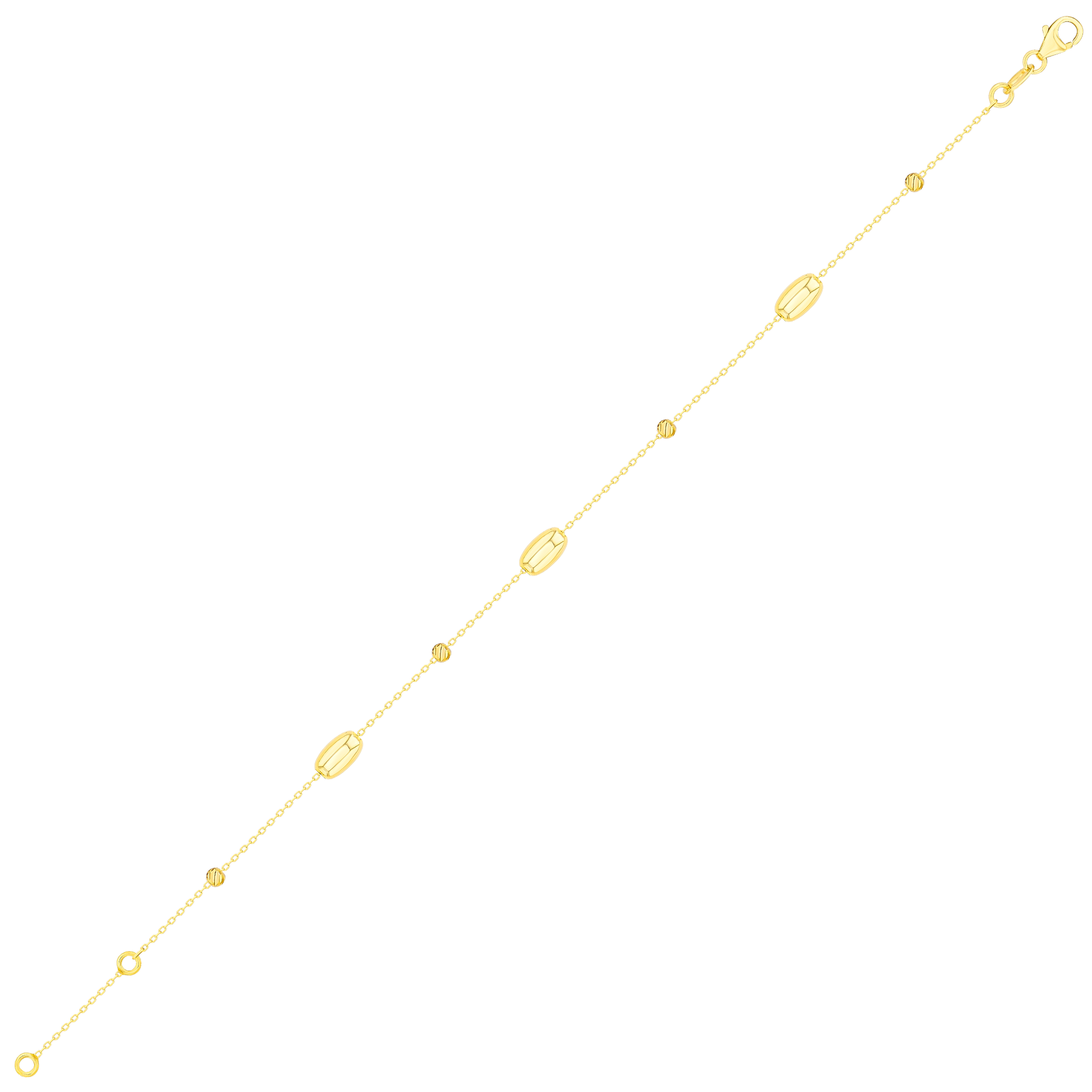 Oval Bracelet in 18K Yellow Gold