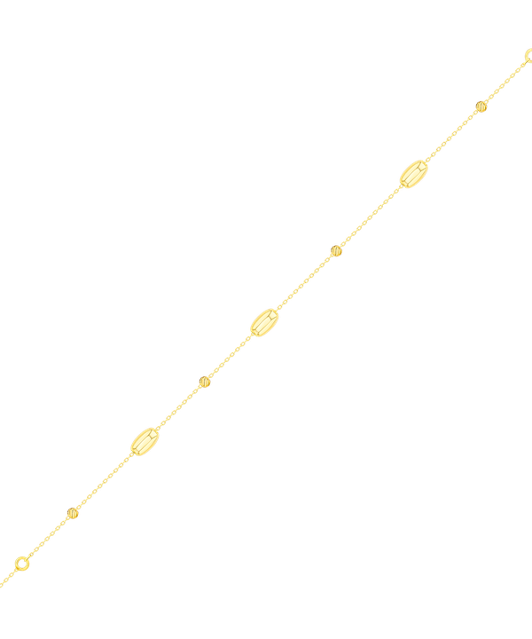 Prisma Oval Bracelet In 18k Gold